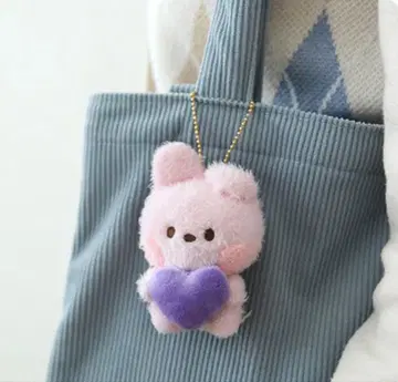 BT21 minini PLUSH KEYRING HEART COOKY