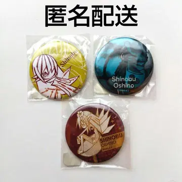 오시노 시노부 키스샷 캔뱃지 우에다 하지메 모노가타리 시리즈