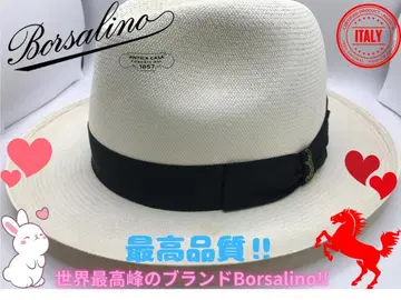 세계 최고봉 브랜드 Borsalino의 화이트 페도라 스타일