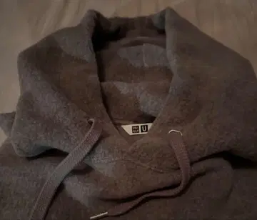 UNIQLOU 펠트 후드티