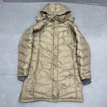 369 카벨라 구스 다운 후디드 롱 코트