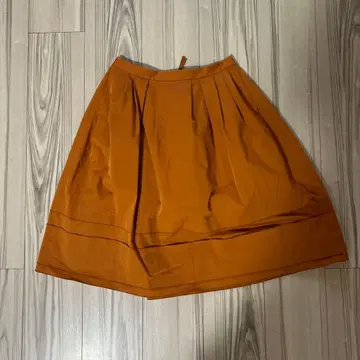 폭시 뉴욕 플레어 스커트 그로그랭 애프리콧 38