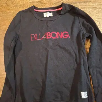 BILLABONG 블랙 맨투맨 트레이닝복
