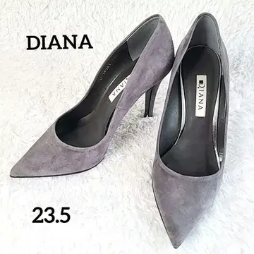 새상품급 다이애나 DIANA 그레이 스웨이드 스틸레토 펌프스