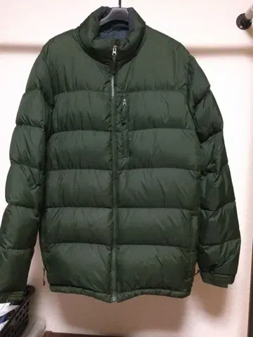 LL Bean 다크 그린 다운 자켓