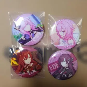 붕괴 3rd 캔 배지 4종