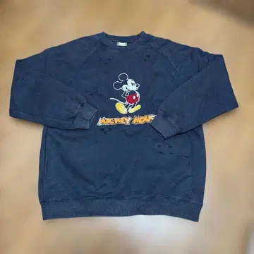 FREAK'S STORE 미키마우스 트레이닝복 데미지 가공 빈티지풍