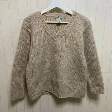 L.L.Bean 울 모헤어 니트 베이지