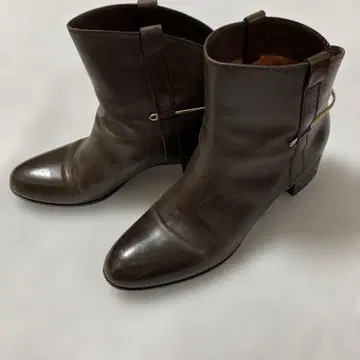 사토레 다크 브라운 가죽 숏부츠 37 1/2