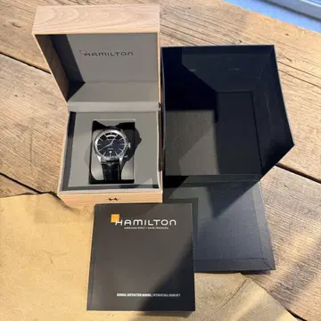 HAMILTON 자동 손목시계 블랙