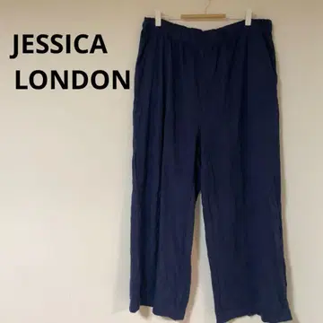 JESSICA LONDON 네이비 와이드 팬츠 캐주얼