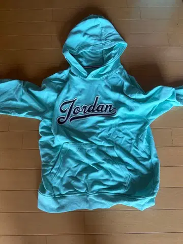 Jordan 스카이블루 후드 부착 후드티