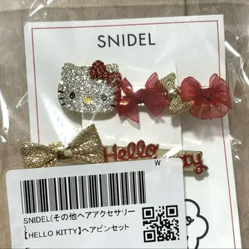 SNIDEL 헤어핀 세트 HELLO KITTY 키티