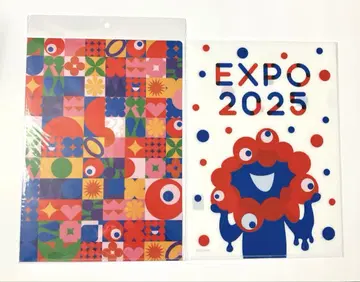 오사카 만박 EXPO2025 미야쿠미야쿠 클리어 파일 A4 2장 세트