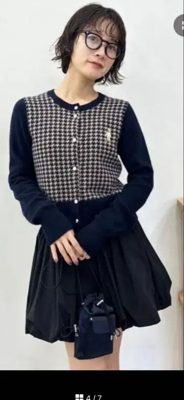 LILYBROWN 릴리 브라운 컴팩트 니트 가디건