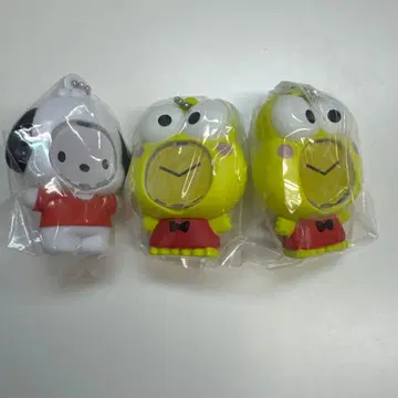 케로케로케로피 포차코 가챠폰 얼굴 끼우기 키링 산리오