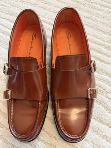 [새상품급] Santoni 산토니 더블 몽크 로퍼 브라운