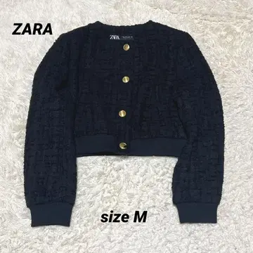 ZARA 텍스처 봄버 자켓 트위드 완판