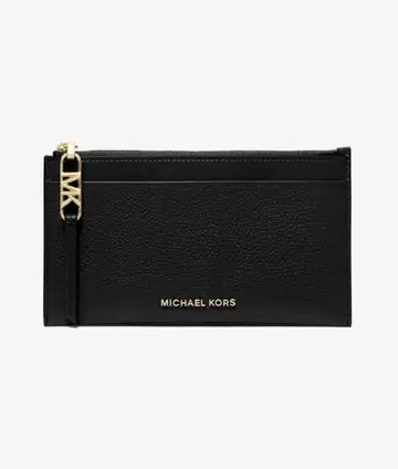 MICHAEL KORS 마이클코어스 지퍼 카드 케이스 라지 블랙