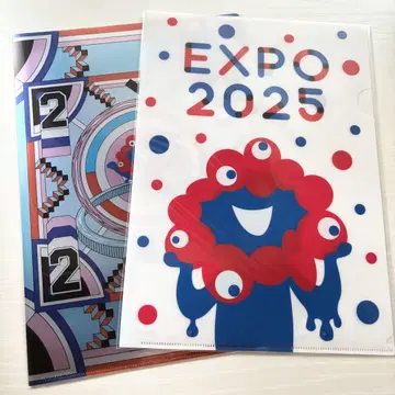 미야쿠미야쿠 EXPO 2025 클리어 파일 도트 메탈릭 2장
