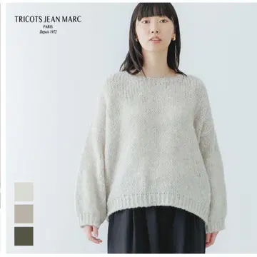 TRICOTS JEAN MARC 모헤어 혼방 볼륨 니트 오버