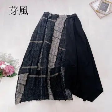 새상품급 메풍 롱 스커트 변형 아지메 이소재 도킹 38 M