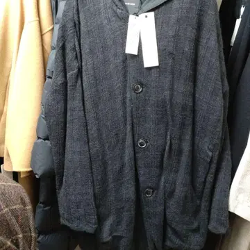 pasde calais 후드 부착 자켓 다크 그레이와 같은 블랙