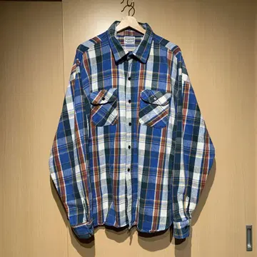 70-80년대 USA FIVE BROTHER 플란넬 셔츠 4XL
