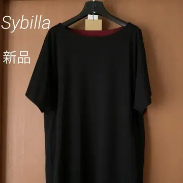 시빌라 원피스 리버서블 코쿤 블랙 x 레드 손세탁 가능 택 포함 새상품