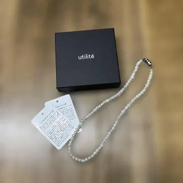 유틸리티 utilite 담수 펄 목걸이(40cm)