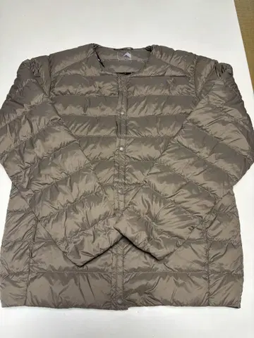 워크맨 워셔블 다운 자켓 L 베이지 남성용 L 경량 얇은 소재 울트라 웜