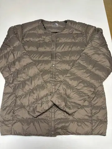 워크맨 워셔블 다운 자켓 L 베이지 남성용 L 경량 얇은 소재 울트라 웜