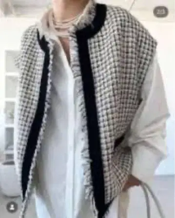 [ Na.e ] 나에 Novel TWEED Vest 트위드 아이보리