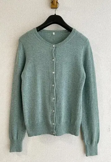 무인양품 MUJI 캐시미어 100% 니트 가디건 L 사이즈