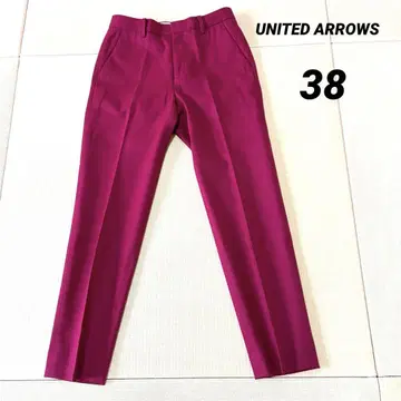 UNITED ARROWS 와인 레드 슬랙스 38