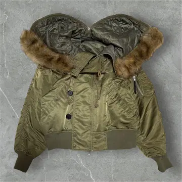 archive 짧은 기장 N2B 플라이트 자켓 퍼 자켓 y2k