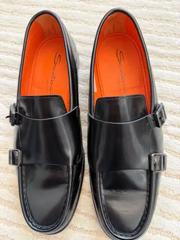 [ 새상품급 ] Santoni 산토니 더블 몽크 로퍼 블랙