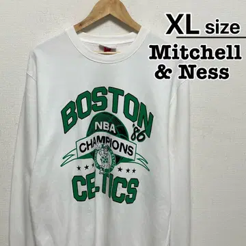 Mitchell & Ness 맨투맨 XL 화이트 NBA USA 구제 의류