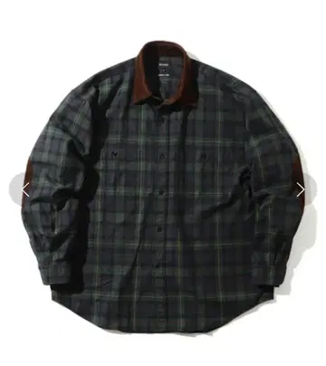 beams 워크 체크 이지 셔츠
