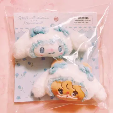 mikko 산리오 헤어 클립 세트 라떼 시나모롤
