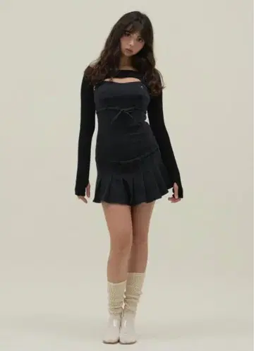 Bonnie denim mini dress andmary 원피스