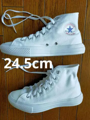 CONVERSE 라이트 화이트 하이컷 스니커즈 가벼운 스니커즈