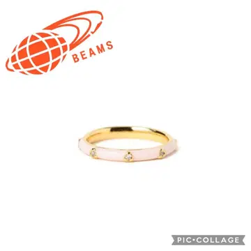 미사용 새상품 Ray BEAMS 푸치 하트 에폭시 반지 (Pink)