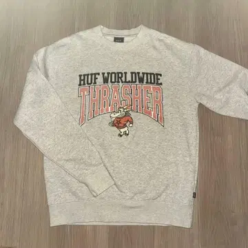 HUF 하프 THRASHER 맨투맨 트레이닝복 M