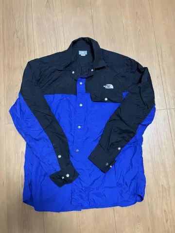 THE NORTH FACE 나일론 자켓 블랙/파랑