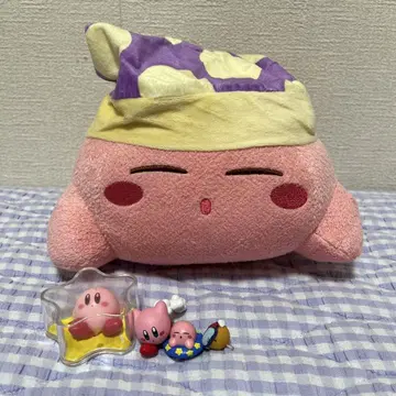 커비 봉제 인형과 피규어 세트