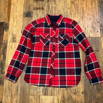 BLUE LABEL CRESTBRIDGE 긴팔 셔츠 36 레드 체크