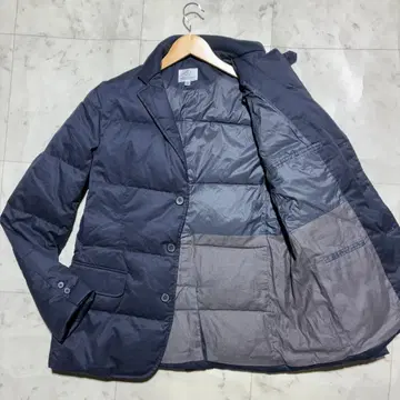 유나이티드 애로우즈 다운 테일러드 자켓 네이비 테일러드 자켓