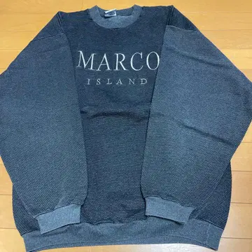 KingCotton MARCOISLAND 맨투맨 빈티지 오버 사이즈