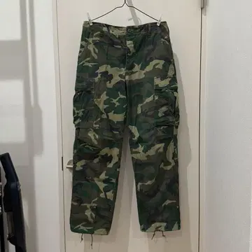 80s US ARMY LC-1 리프 카모 핫웨더 카고 팬츠